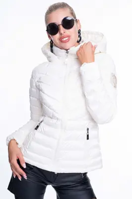Prechodná bunda biela Cedar Mayo chix