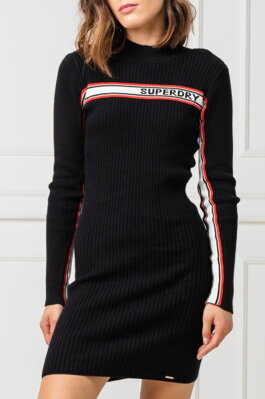 Dámske šaty Logo Knit SuperDry 