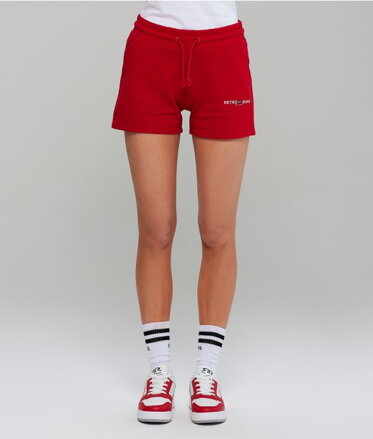 RETRO dámske kratasy Gianna red