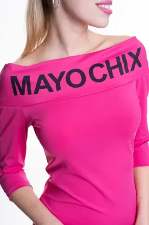 MAYO CHIX šaty Elias pink