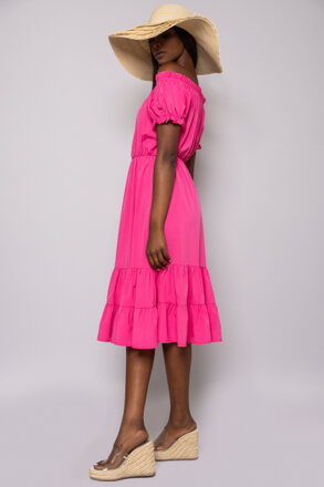 AMNSIA šaty pink