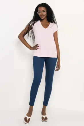 AMNESIA tricko Sinello pudrove