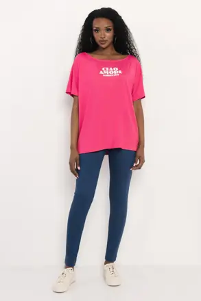 AMNESIA tunika Lasin pink