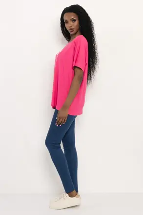 AMNESIA tunika Lasin pink