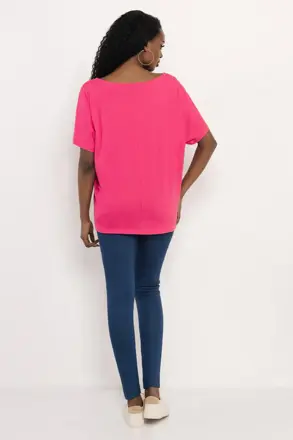 AMNESIA tunika Lasin pink