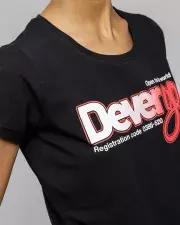 Devergo dámske tričko čierne