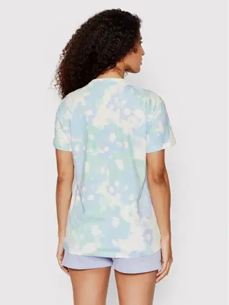 Dámske Tričko Washed Floral Patch modré bat.