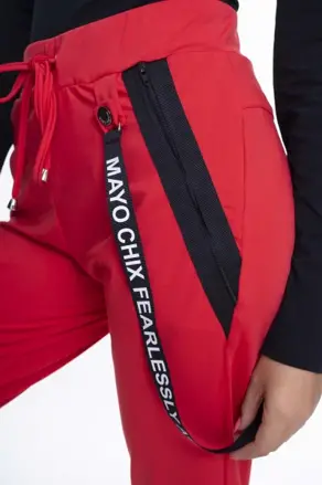 Mayo Chix nohavice ASTI červené