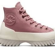CONVERSE tenisky kožené ružové