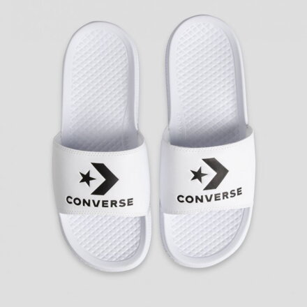 CONVERSE slapky biele