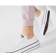 CONVERSE kožené tenisky biele