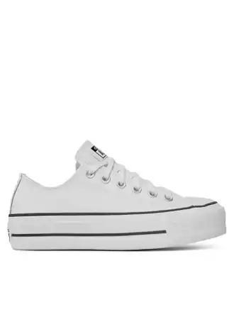 CONVERSE kožené tenisky biele