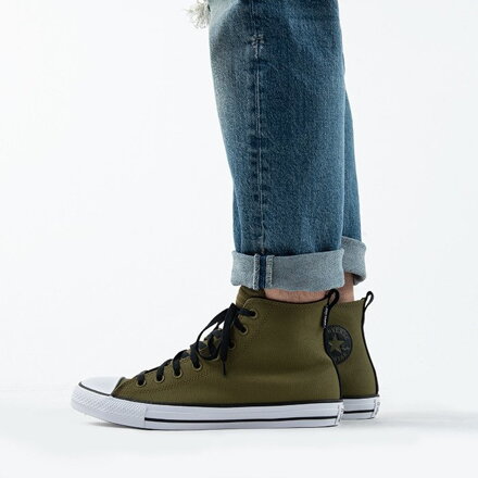Pánske tenisky Chuck Taylor All Star Hi Dark Moss CONVERSE