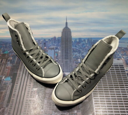 CONVERSE tenisky zateplené damske sive