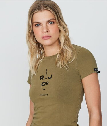 RETRO dámske tričko EILEEN khaki