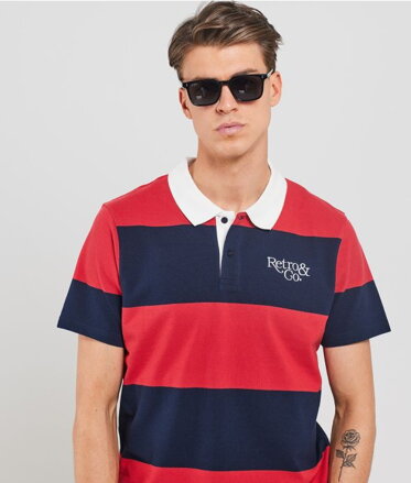 RETRO panska polokosela ATLANTIS cervena 