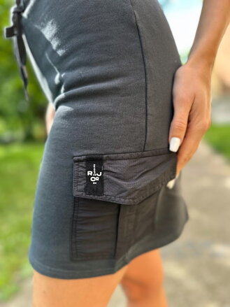 RETRO kratka sukna EILEEN black