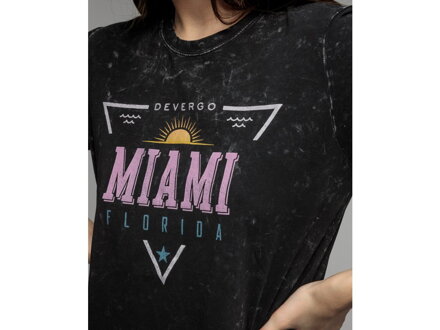 DEVERGO dámske tričko Miami čierne