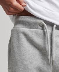 SUPERDRY krátke nohavice sivé Grey Marl