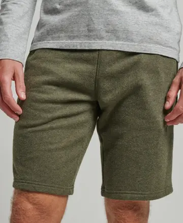 Superdry pánske krátke nohavice khaki Olive Marl