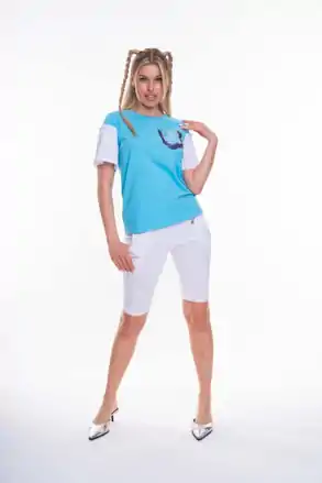 MAYO CHIX tričko Comfort modré