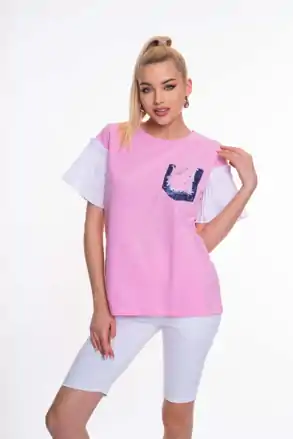MAYO CHIX tričko Comfort ružové