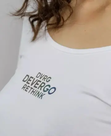 Devergo dámske dlhorukávové tričko biele
