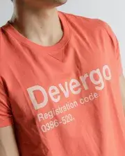 Devergo pánske tričko oranžové
