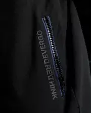 Pánská mikina na zips čierna