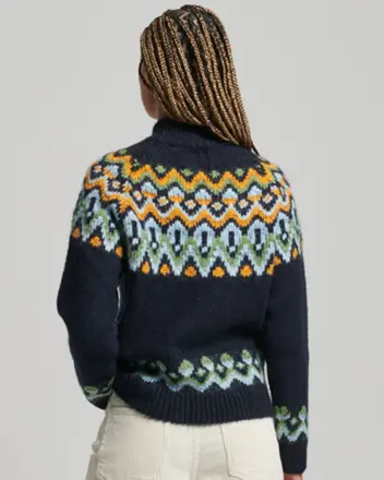 Superdry - Vintage Slouchy Fairisle Knit Jumper 
