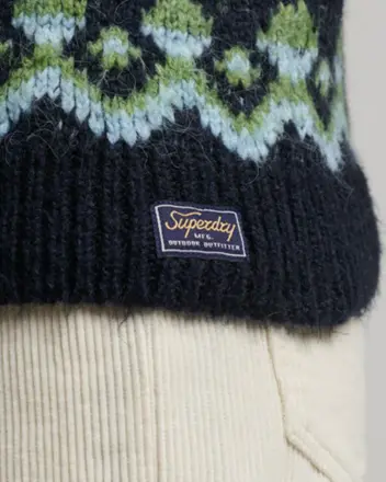 Superdry - Vintage Slouchy Fairisle Knit Jumper 