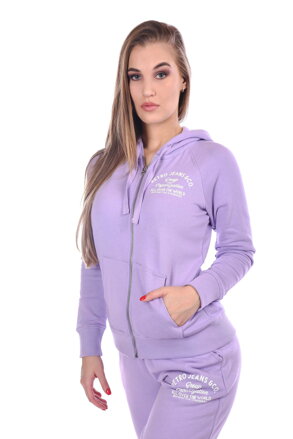  RetroJeans dámska mikina Jasmine na zips fialová