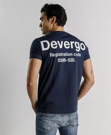 Devergo pánske tričko modre