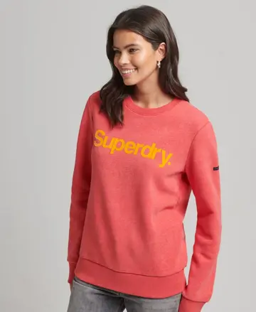 Superdry dámska mikina  červená