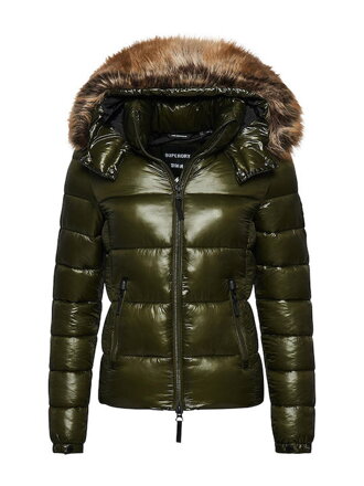 Dámska Superdry Fuji Shine tmavo zelená