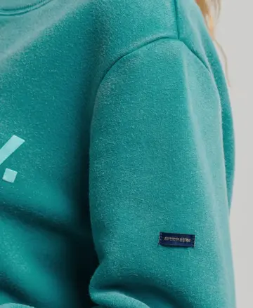 Superdry dámska mikina Vintage Core modrá