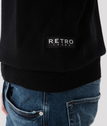 RETRO pánsky pulover Pavo tmavo modrí