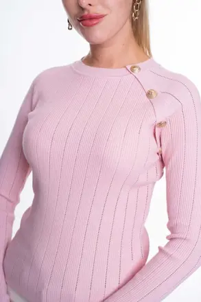 MAYO CHIX pulover Rebeca pudrovy