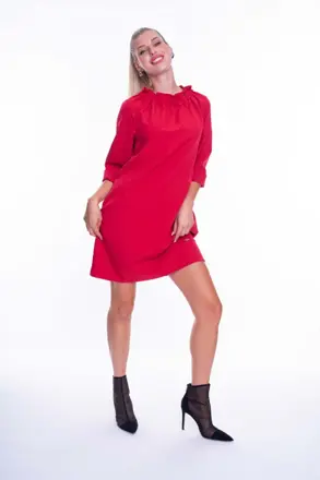 MAYO CHIX šaty Kirgby malinové