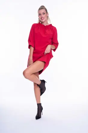 MAYO CHIX šaty Kirgby malinové