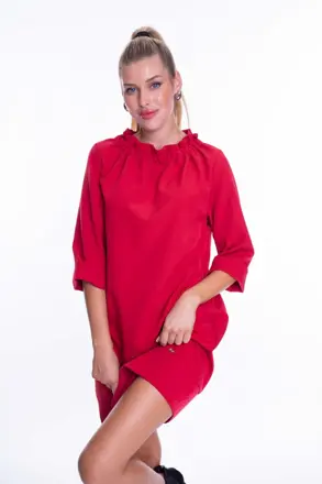 MAYO CHIX šaty Kirgby malinové