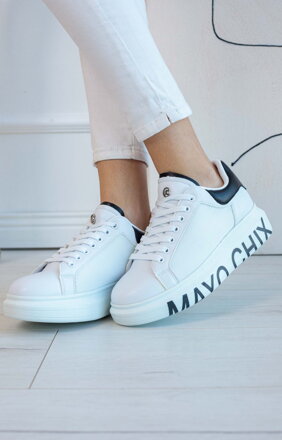 Tenisky MIRIAM white black Mayo Chix 2827