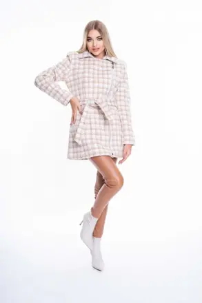  Elegantný Mana kabát MAYO CHIX vzorový