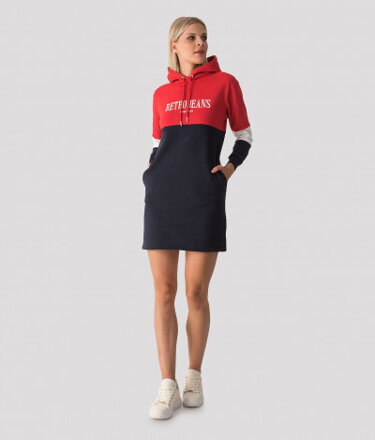 Dámske športové šaty RetroJeans KNOXVILLE červené