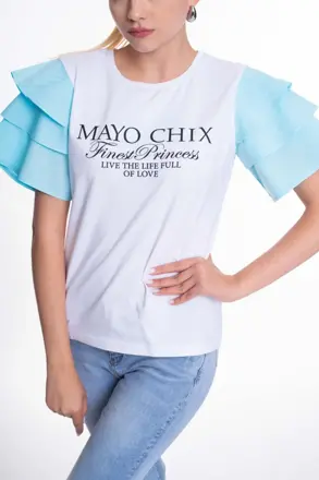 MAYO CHIX tricko biele