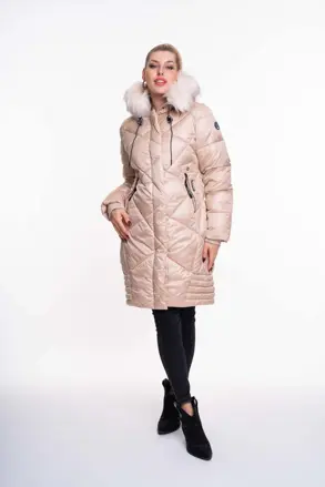 MAYO CHIX kabát Billboard bež