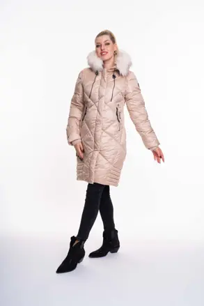 MAYO CHIX kabát Billboard bež