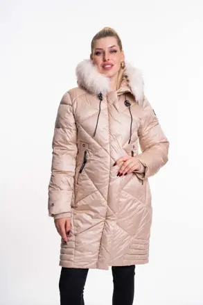 MAYO CHIX kabát Billboard bež