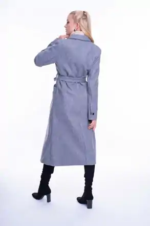 MAYO CHIX elegantný kabát Antico sivý