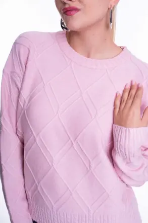 MAYO CHIX pulover Roby ružový